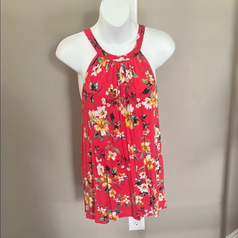 Loveappella Red Floral Top